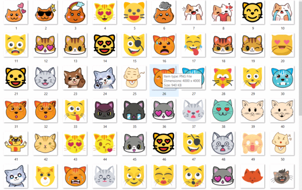 Cute Cat Graphics Bundle
