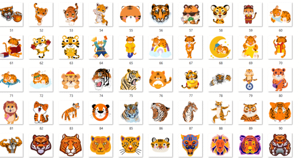 TIGER GRAPHICS BUNDLE