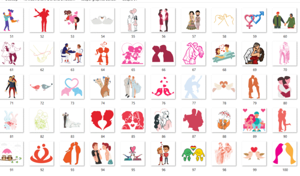 Romantic Couple Graphics